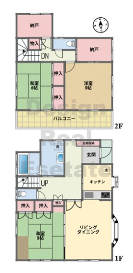 【間取り】 | 東松山市松山　中古住宅  
