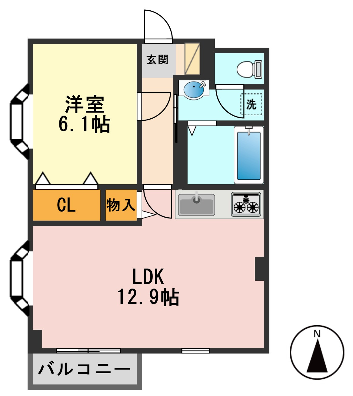 コンフォートマキの間取り