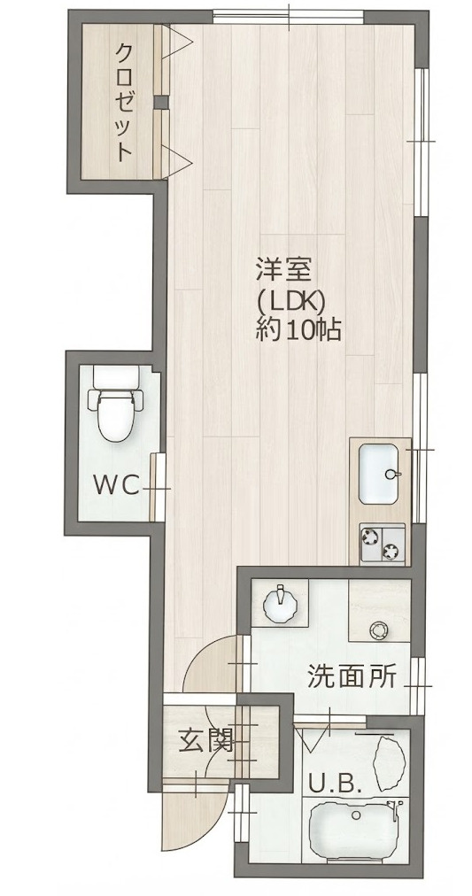 日本橋マンションの間取り