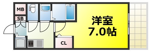 【間取り】 | エスリード難波ザ・ゲート 仲介手数料無料