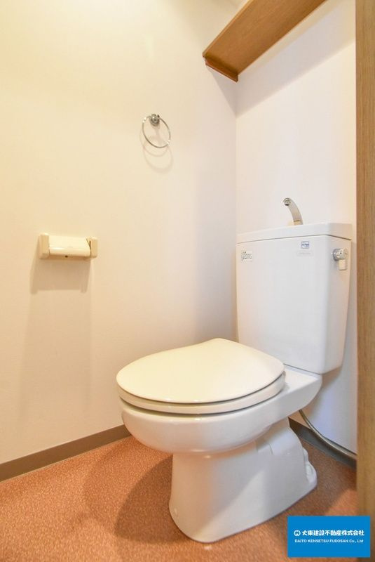 ディアニス三軒茶屋のトイレ|落ち着いた色調のトイレです