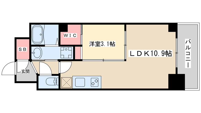 【間取り】 | セレニテ本町東リアン