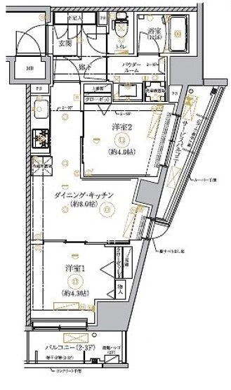 【間取り】 | ＲＥＬＵＸＩＡ墨田八広 | 間取り