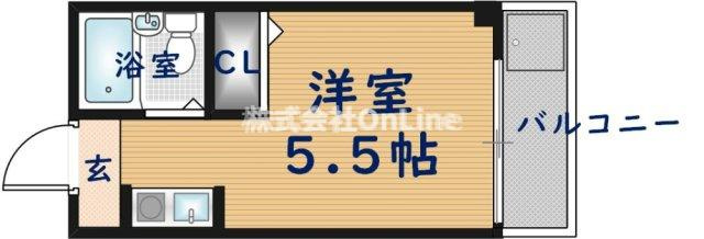 【間取り】 | ライラックレインボー北木の本