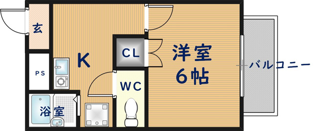 【間取り】 | プレジール八尾南