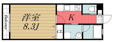 【間取り】 | アフェット稲毛Ⅴ