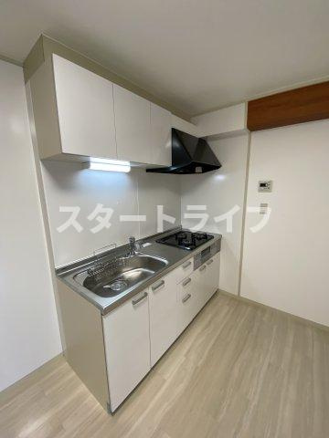 大阪市淀川区三国本町２丁目の賃貸マンションのキッチン
