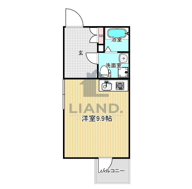 ガレット南福岡　三筑小学校区の間取り