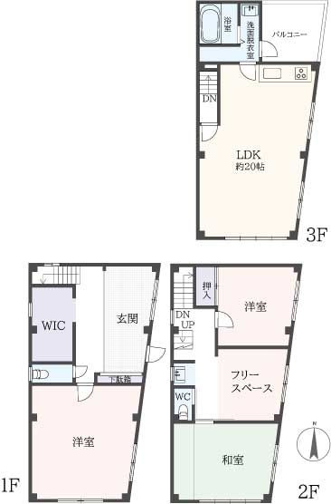 平塚市見附町　貸事務所の間取り