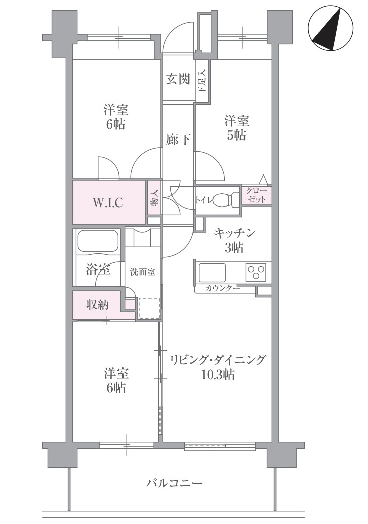 グーディッシュ北小金の間取り