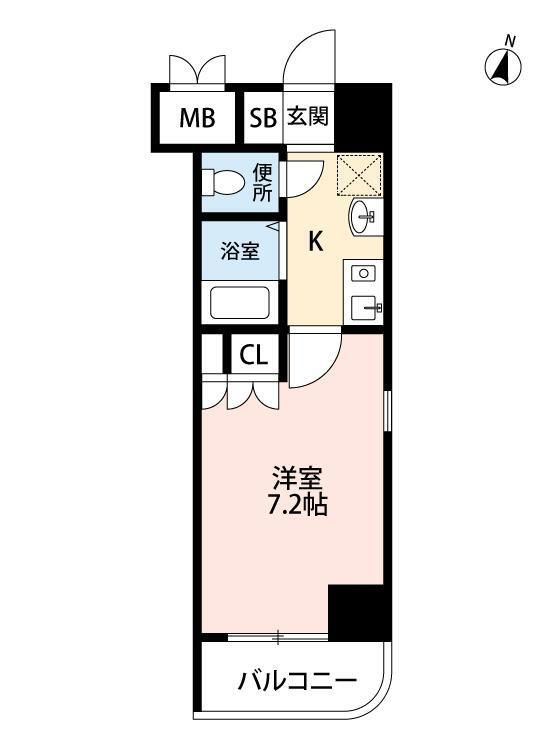 エスポワール三宮パートⅡの間取り