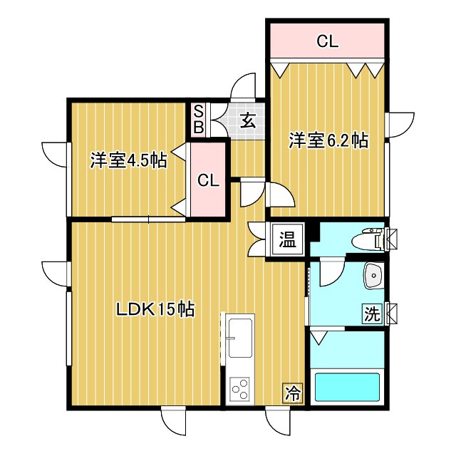 soleilの間取り