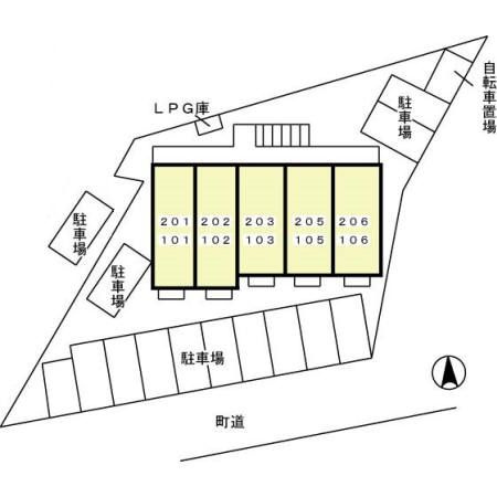 クレ ドゥ リュヌの区画図