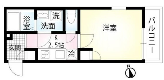 フローリッシュ津田沼Ⅲの間取り