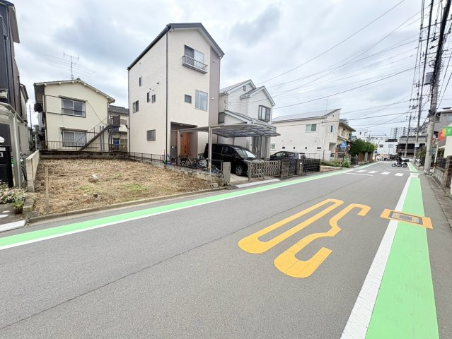 川越市三久保町　建築条件なし売地　西武新宿線『本川越駅』徒歩13分　【第一小学区】の前面道路含む現地写真