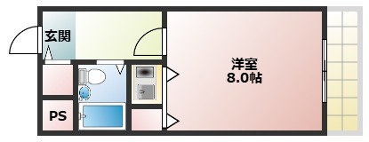 【間取り】 | コーポラスムツミ