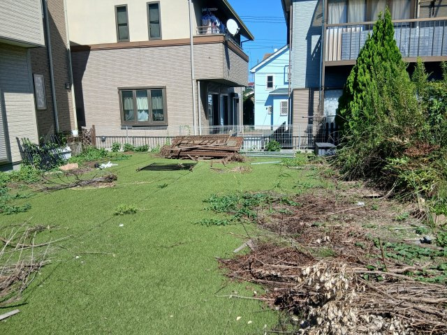 比企郡滑川町月の輪3丁目　中古戸建の庭