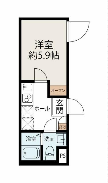 クォーク川崎の間取り