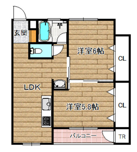 【間取り】 | ☆城第一マンション