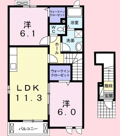 プロムナード　の間取り
