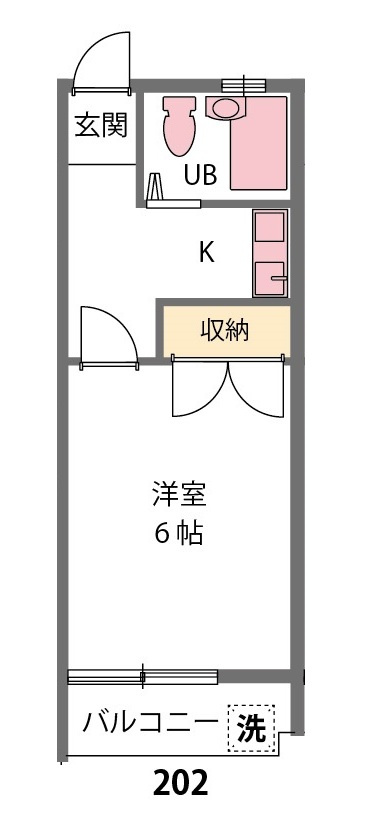 グレース華の間取り