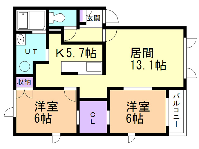 Ａｖａｎｔｉ　美園の間取り