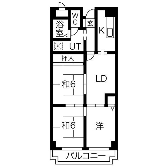 【間取り】 | アバ・ハイム西村