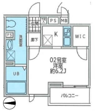 【間取り】 | フルールバロン八王子(フルールバロンハチオウジ)