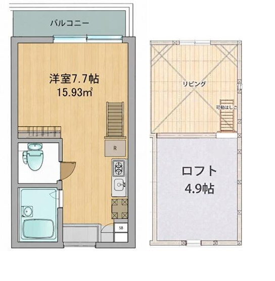 【間取り】 | メゾンバディス羽田Ⅱ