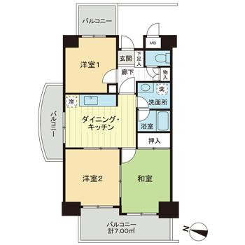 【間取り】 | ライオンズシティ川口