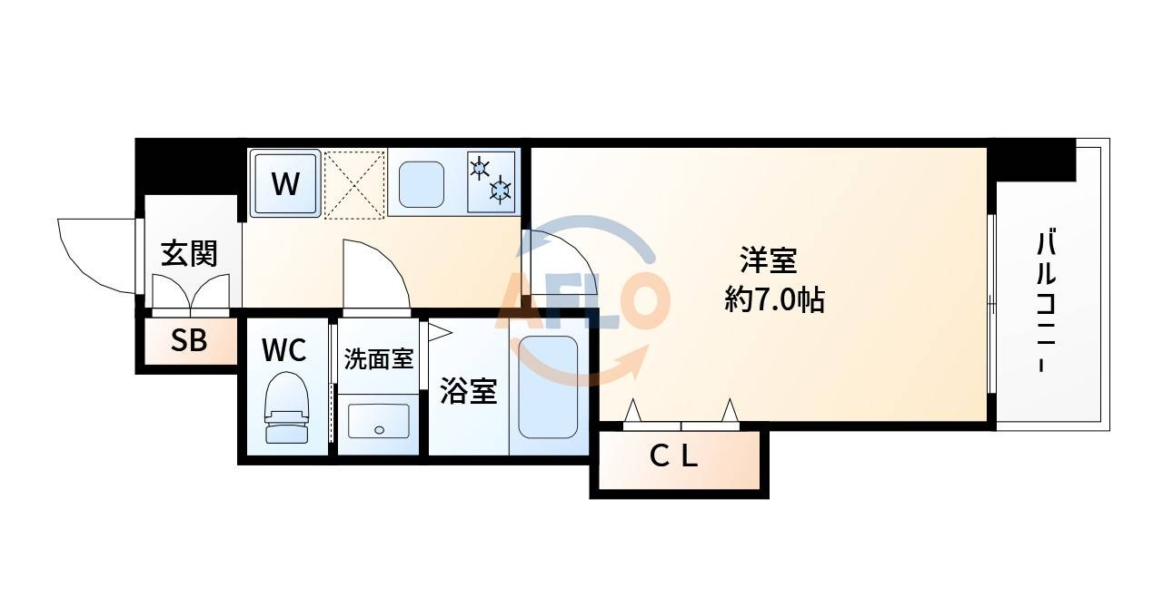 Luxe新大阪EAST IIの間取り|Luxe新大阪EASTⅡ　間取り