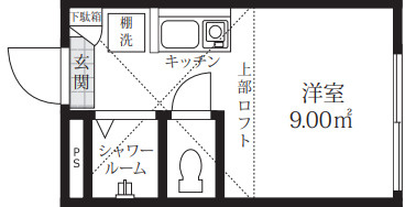 カーサダリアの間取り