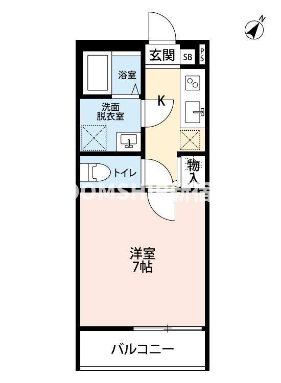 アレーゼヒガシウラワの間取り