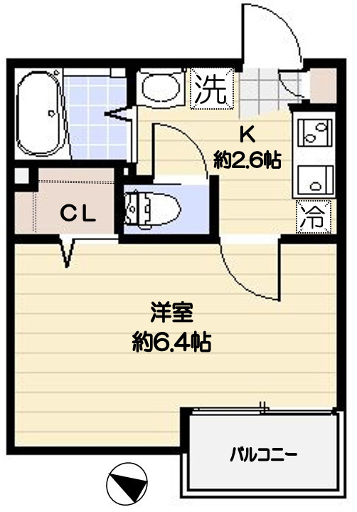 プリムス大宮の間取り