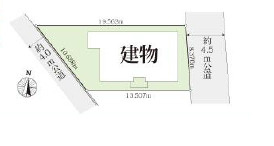 平塚市四之宮4丁目　中古戸建の区画図