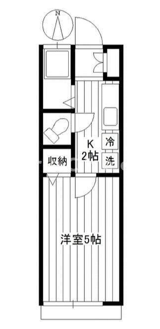 NOVAハイツ早稲田の間取り