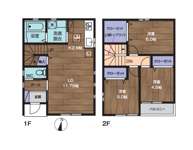 マロニエ 伍番館の間取り