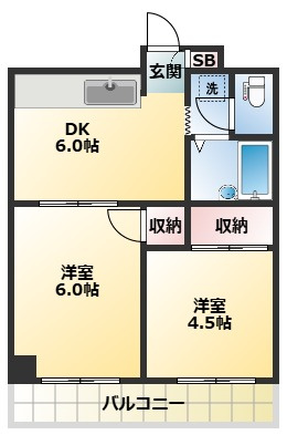 【間取り】 | ル・ブランシェ