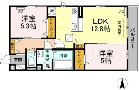 Le Line Osedo『ルリアンオオセト』の間取り|オートロック・セコムセキュリティ完備♪