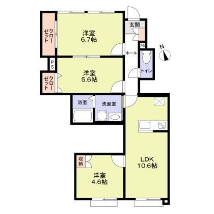 レコルトの間取り