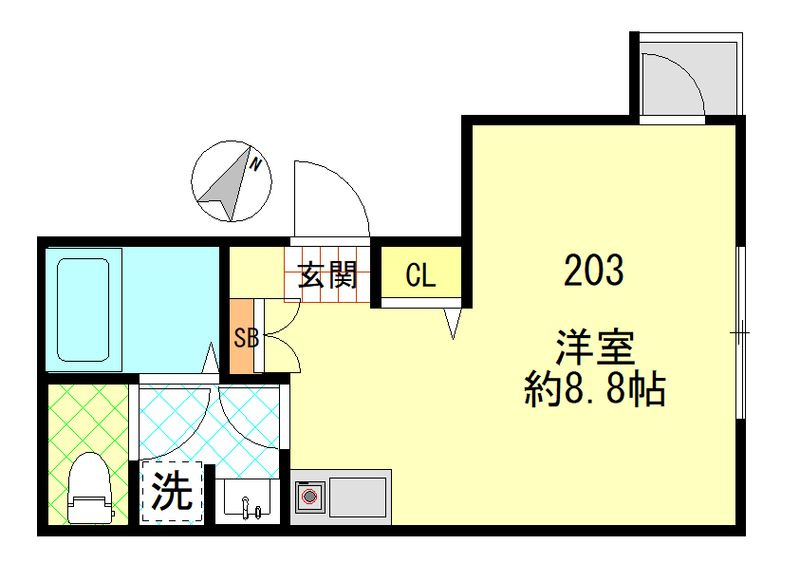 FERIO東向島の間取り
