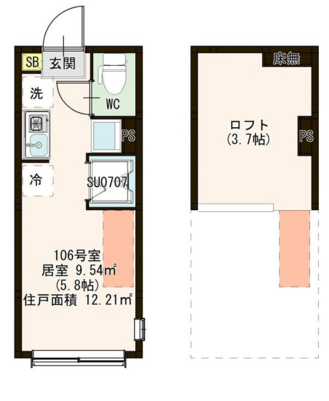 アルカディア上板橋の間取り