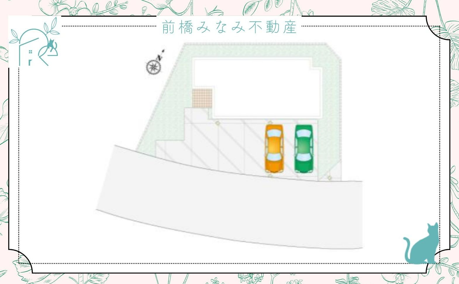 【新築】前橋市川原町　６号棟(全６棟)　新築建売分譲の区画図