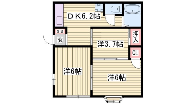 YTパルデメールの間取り