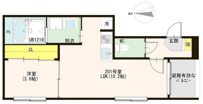 【間取り】 | レフジアコート平野