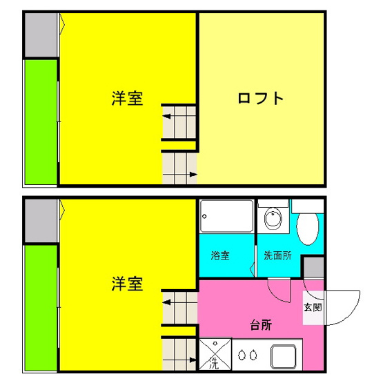 【間取り】 | アムール姪の浜