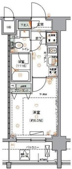 【間取り】 | ハーモニーレジデンス羽田ＷＥＳＴ | 間取り図