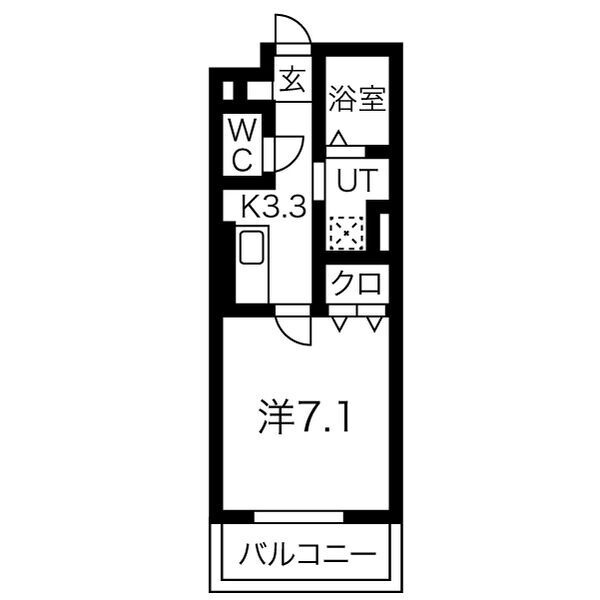 セジュールUMEDAの間取り