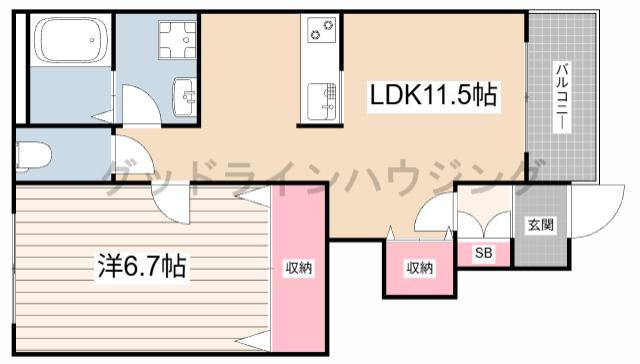 シルフィード三木の間取り