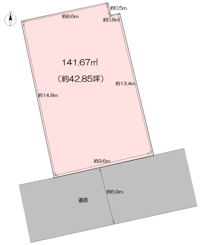 【土地図】 | 売地　高知市鷹匠町2丁目　＠70万